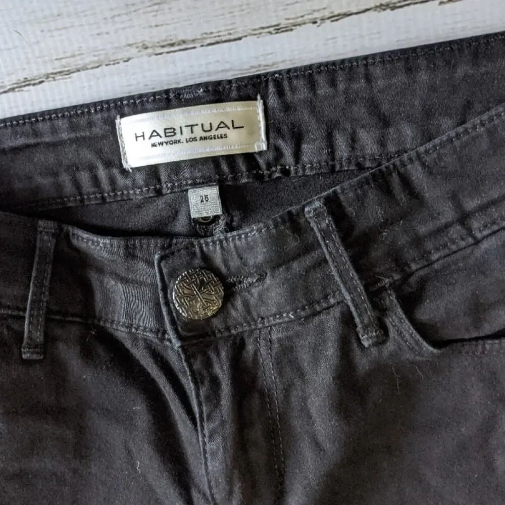 Habitual Black Skinny Jeans sz 25